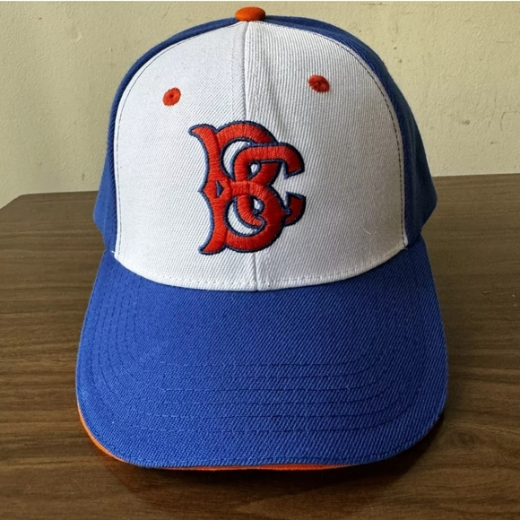 BROOKLYN CYCLONES BASEBALL HAT SNAPBACK BLUE WHITE ORANGE CAP ADJUSTABLE OSFA - Picture 1 of 7